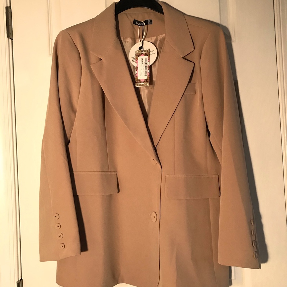 Hailey Baldwin Oversized Boyfriend Blazer
